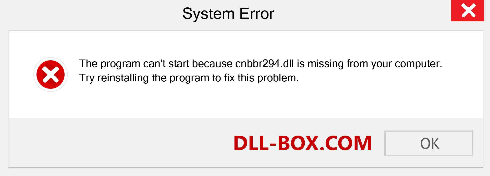  cnbbr294.dll file is missing?. Download for Windows 7, 8, 10 - Fix  cnbbr294 dll Missing Error on Windows, photos, images